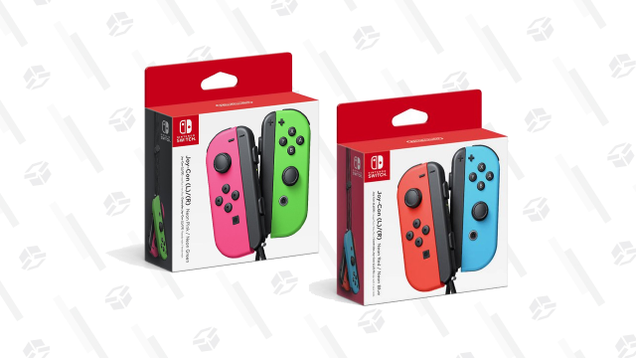 Nintendo Switch Joy-Con Pair (L/R), Neon Pink and Neon Green | $69 | Amazon and WalmartNintendo Switch Joy-Con Pair (L/R), Neon Red and Neon Blue | $69 | Walmart